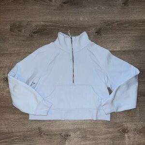 Lululemon cropped quarter zip